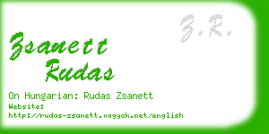 zsanett rudas business card
